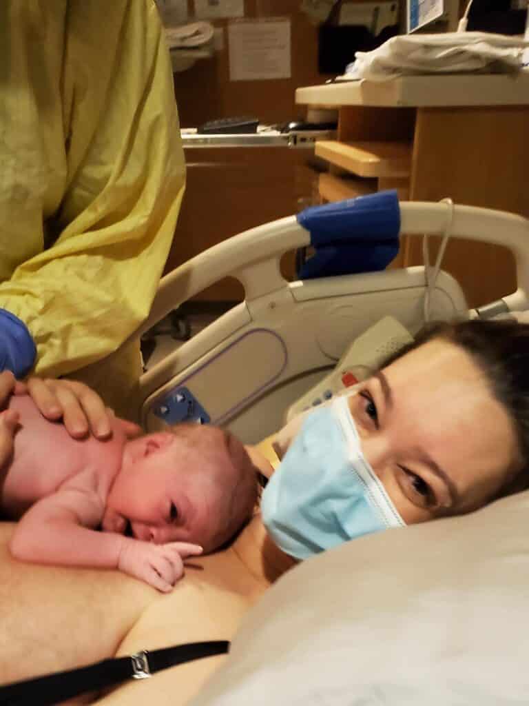 New Hypnobabies Mom with Covid-19 and newborn