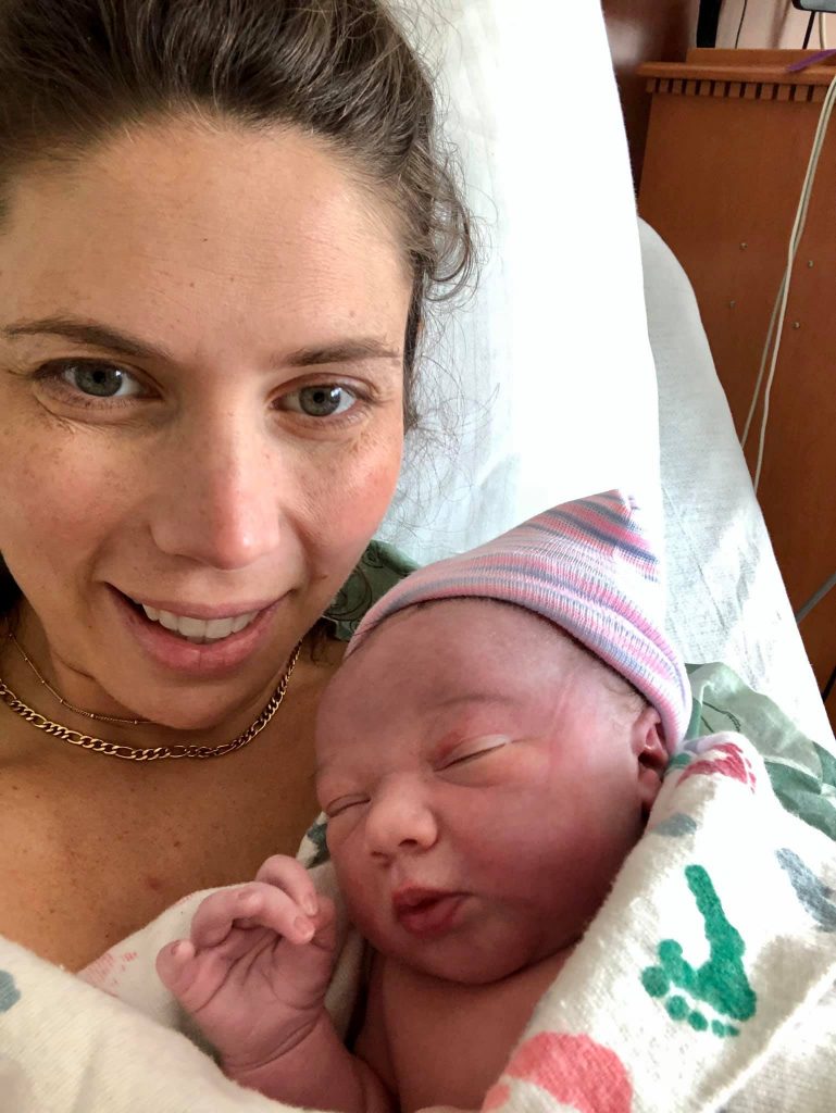 hypno-mom and newborn