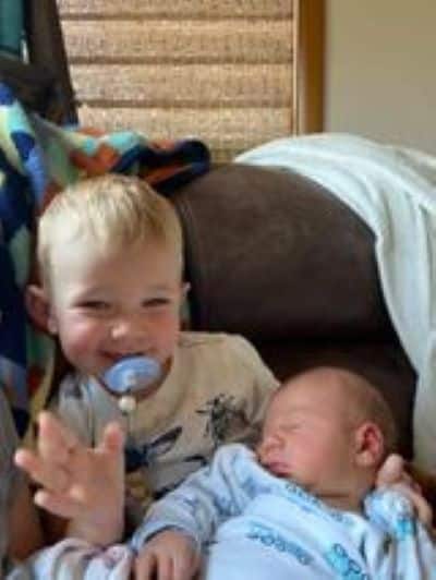 Newborn and big brother