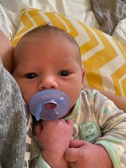 Hypno-Baby with pacifier in mouth