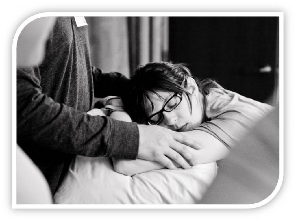 Mom BT Leaning Forward