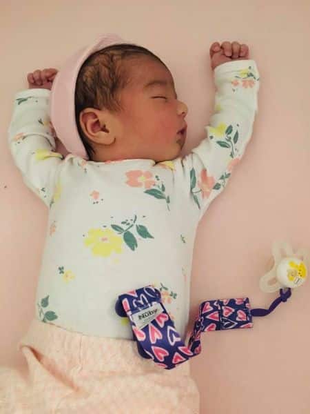 Newborn baby sleeping