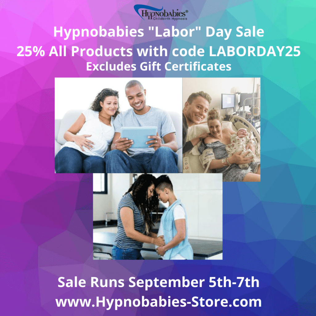 Hypnobabies 25% Off Labor Day