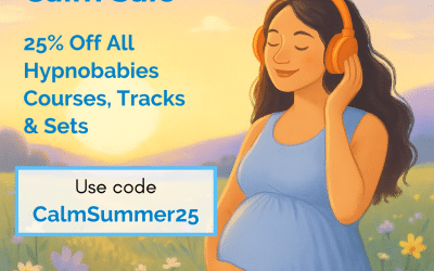 Hypnobabies Hypnobirthing Summer of Calm Sale - save 25% off all products at Hypnobabies-store.com with code CalmSummer25